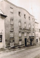 Metzgerei Fassade ab 1950